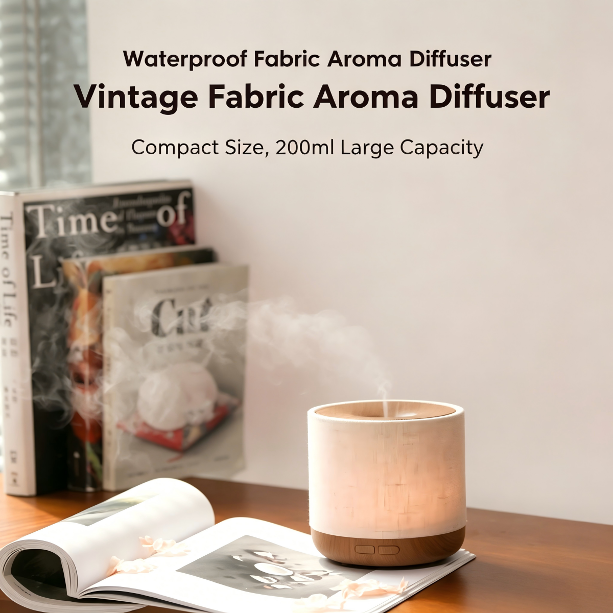 Kegao Fabric Essential Oil Aromatherapy Machine Automatic Scent Sprayer Diffuser Home Silent Fragrance Machine Air Aromatherapy Humidifier