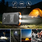 10000mAh Solar Power Bank with Flashlight & Dual UsB Charging
