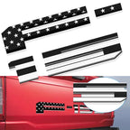 3D Raised Tailgate Letters - Premium ABS Overlay Trim Stickers