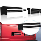 3D Raised Tailgate Letters - Premium ABS Overlay Trim Stickers