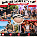 Ultra-Realistic Beer Belly Fanny Pack- Funny Dad Bod Waist Bag