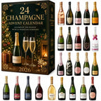 2026 Champagne Advent Calendar - 24-Day Collectible Christmas Countdown