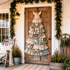 DlY Christmas Tree Door Hanging Kit - Oversized Patchwork Craft