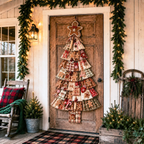 DlY Christmas Tree Door Hanging Kit - Oversized Patchwork Craft